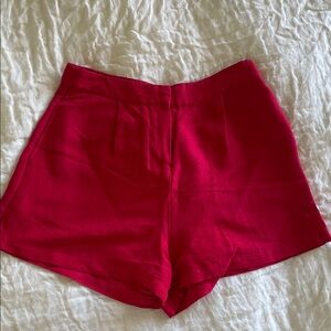 Rails High Waist Red Women's Shorts